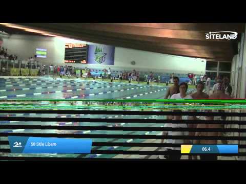 Serie 8 dei 50 Stile Libero  Assoluti Maschi Master - Campionati Regionali Master 2015 VENETO e FRI