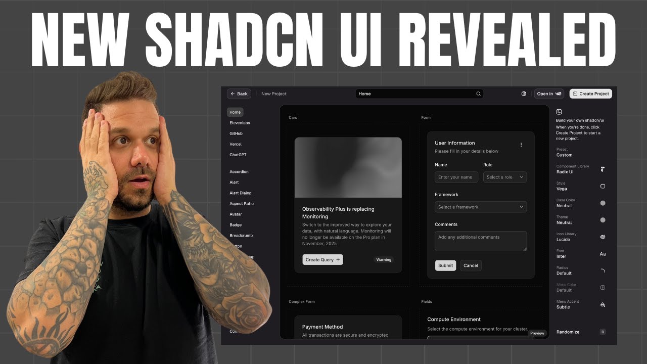 NEW Shadcn UI Revealed! (Exclusive First Look 👀)