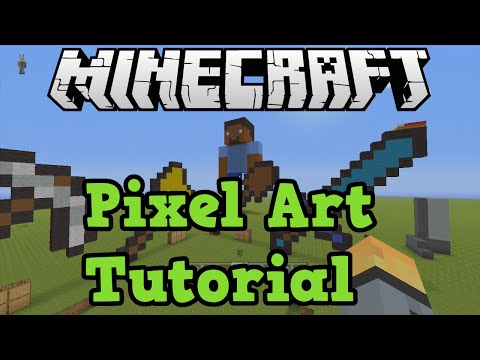Minecraft Xbox + PS3 / PS4: How To Build Pixel Art