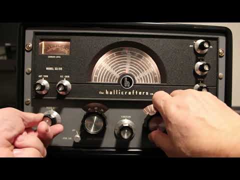 Hellicrafters Model SX-115 tube ham radio receiver