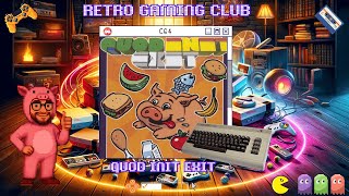 Piggy Panic! QUOD INIT EXIT on Commodore 64 | Review & Gameplay