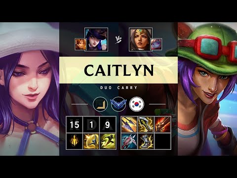 Caitlyn ADC vs Sivir - KR Diamond Patch 25.S1.3