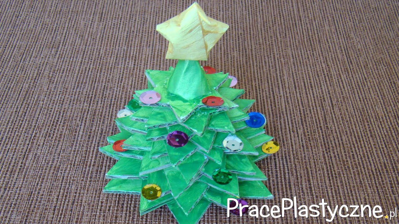 Choinka z papieru