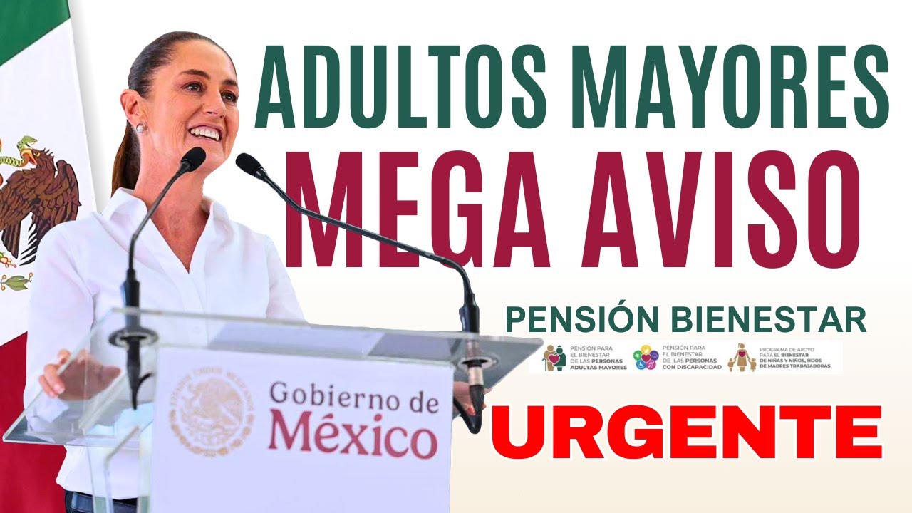 💥ADULTOS MAYORES MEGA AVISO💥HOY MISMO SHEINBAUM ANUNCIA LOS APOYOS PARA 2025.