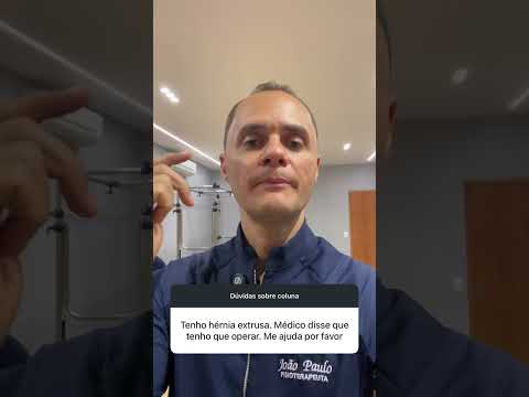 Cirurgia na coluna em último caso! #dorciatica #herniadedisco #fisioterapia #colunasaudável