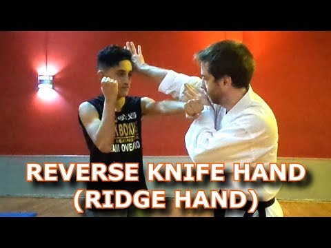 Reverse Knife Hand Ridge hand  Quick tutorial