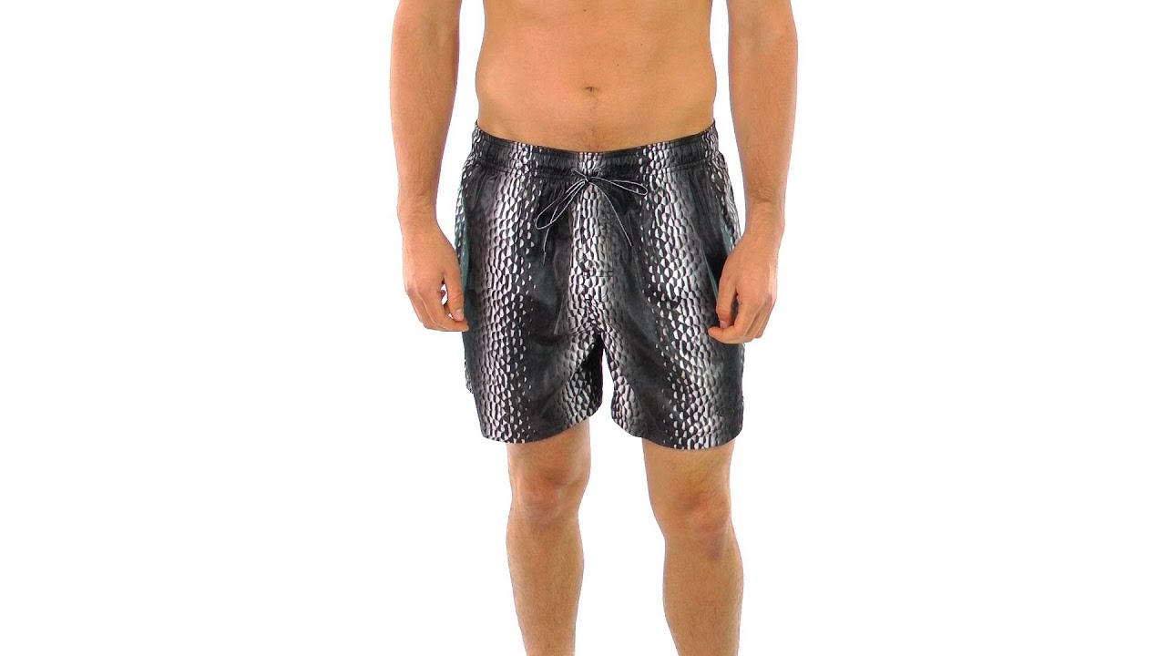 Calvin Klein Mako Drawstring Volley Swim Trunk | SwimOutlet.com