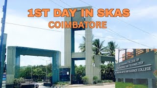 1st day in sri krishna arts and science college(pg course)-coimbatore