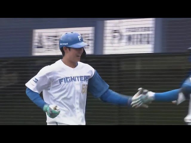 【ファーム】豪快に引っ張った!! ファイターズ・星野ひので プロ初ホームランを放つ!!  2024年6月26日 北海道日本ハムファイターズ 対 読売ジャイアンツ
