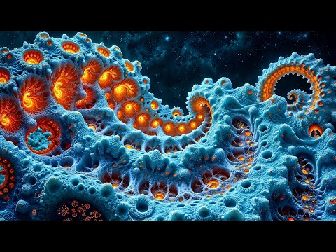 ✨ TV-BILDSCHIRMSCHONER Beruhigende Fluidität 4K Abstrakte flüssige Fraktale | Visuals Kein Ton Hinte