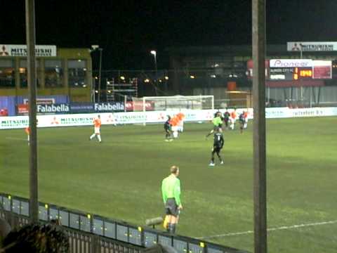 Almere, Mitsubishi stadion: Almere City FC - FC Den Bosch, impressie 1e helft (1-0) - 1e van 2