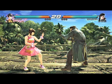 Ling Xiaoyu vs Dragunov (Hardest AI) - Tekken 7 Arcade