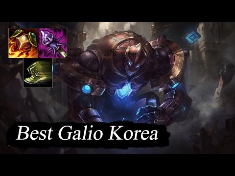 Best Galio Korea vs Rumble 71% Winrate High elo