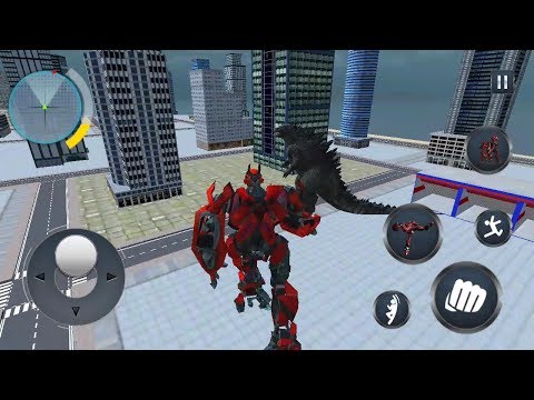 Transforming Robot Gorilla Attack : Bigfoot Gorilla City Smasher Rampage Game