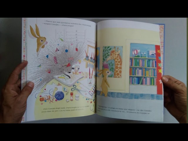 Vídeo relacionado con El club de lectura del conejito va al cole