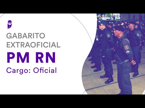 Gabarito Extraoficial PM RN – Oficial