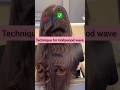 Right Way For Hollywood Waves Shorts Hairstyle Hollywood Curls Beautyhacks Learningwithnk
