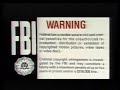 FBI Warning Screen Warner Home Video 1989 True HQ 1080p60