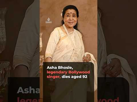 Asha Bhosle, legendary Bollywood singer, dies aged 92 | AJ #shorts