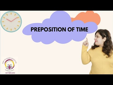 Preposition Of Time | Step to learn institute | Shweta Ghai