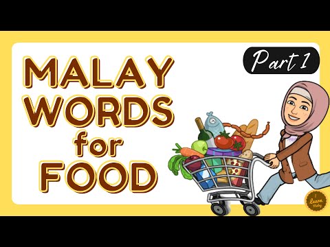 Malay Words for Food | Everyday Food Vocabulary (Part 1)