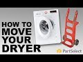 Moving Tips: How to Move Your Dryer | PartSelect.com Moving Tips: How to Move Your Dryer | PartSelect.com
