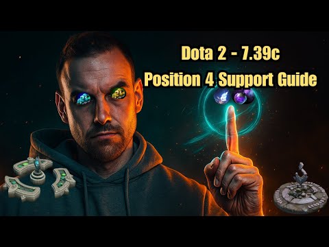 Dota 2 Pos 4 Support Immortal/Pro Guide to gain MMR (Patch 7.39c)