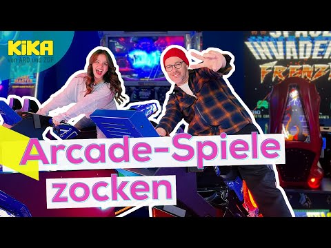 Sarah und Ben checken Arcade-Spiele, Teil 1 | KiKA LIVE | Mehr auf KiKA.de
