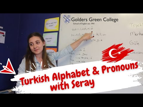 Learn Turkish Alphabet & Pronouns with Seray