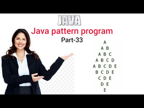 Java Pattern Program Part 33 Easy Learning Genius