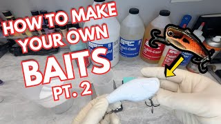 How to Make Hard Plastic Lures for Beginners - DIY Homemade Fishing Lures with Specialty Resin