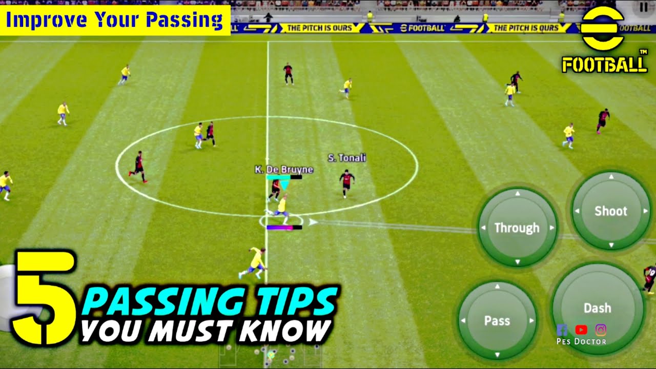 5 Passing Tips You Must Know | Improve Your Passing Skills in eFootball 2024 Mobile