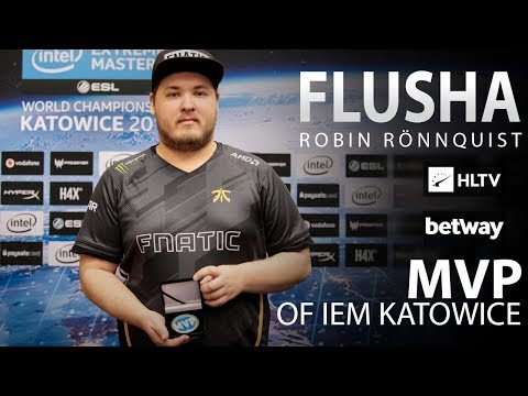flusha - HLTV MVP by betway of IEM Katowice 2018