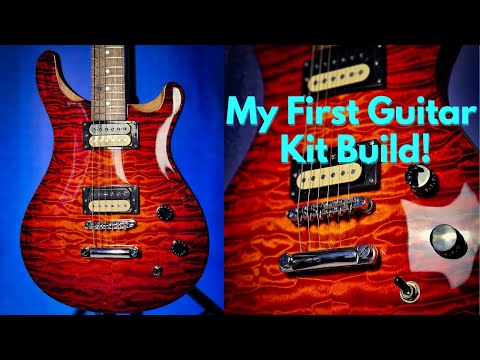 Solo PRK-10 Guitar Build - Quilted Maple -Lava Burst PRS Style