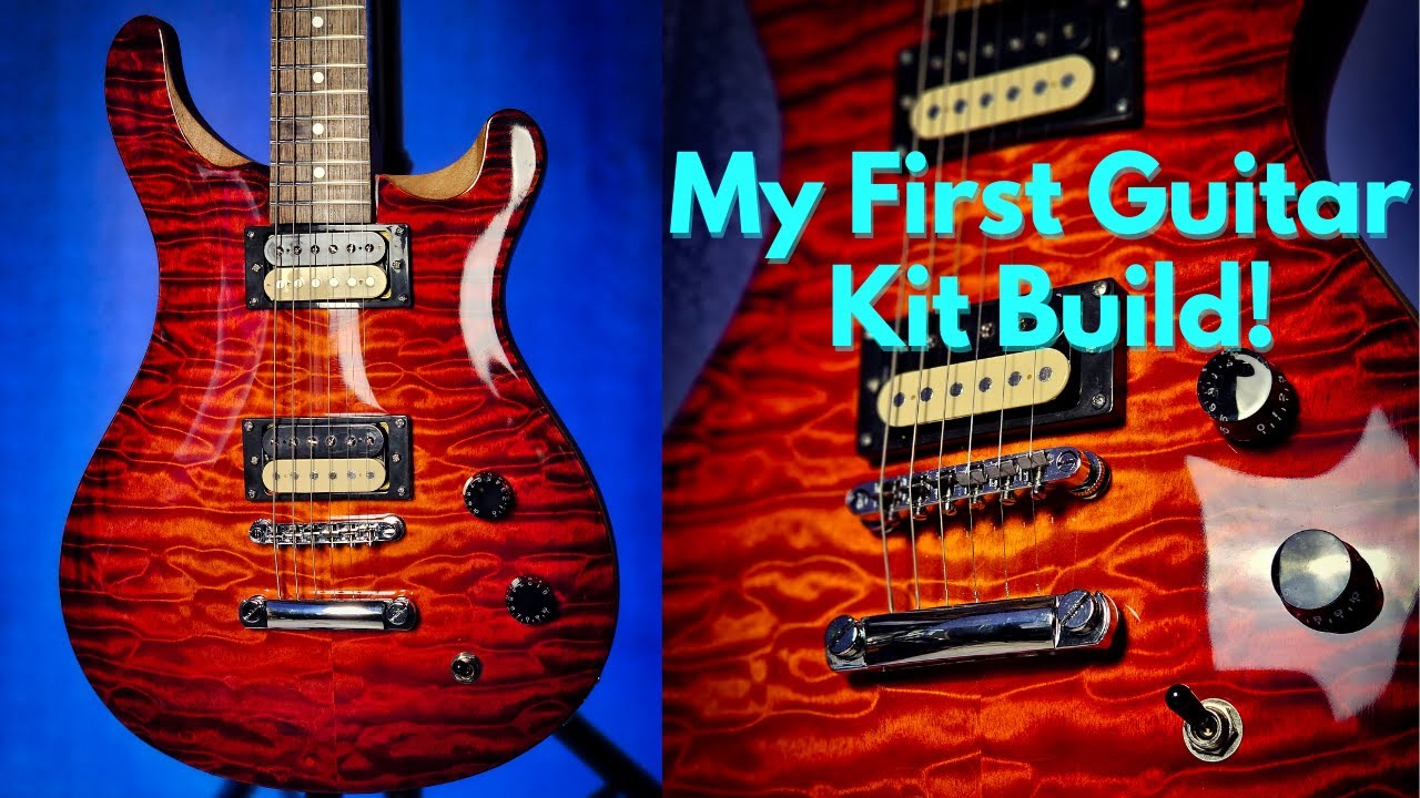 Solo PRK-10 Guitar Build - Quilted Maple -Lava Burst PRS Style