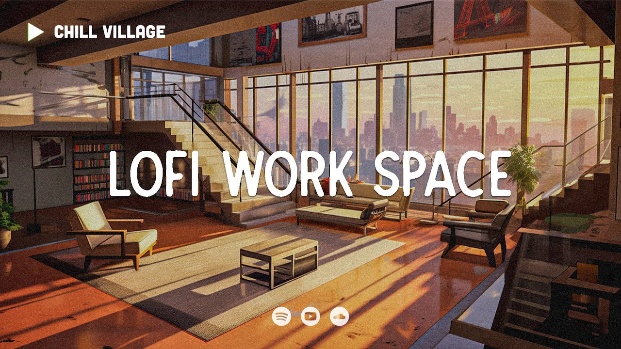 Lofi Work Space 📂 Deep Focus Study/Work Concentration [chill lo-fi hip hop beats]