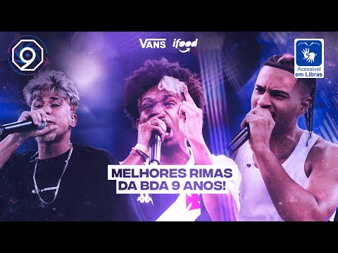 AS MELHORES RIMAS DA BDA 9 ANOS 🔥