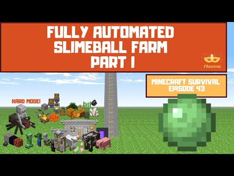 Let's Play Minecraft: S01E43 - Fully Automated Slimeball Farm - Part I