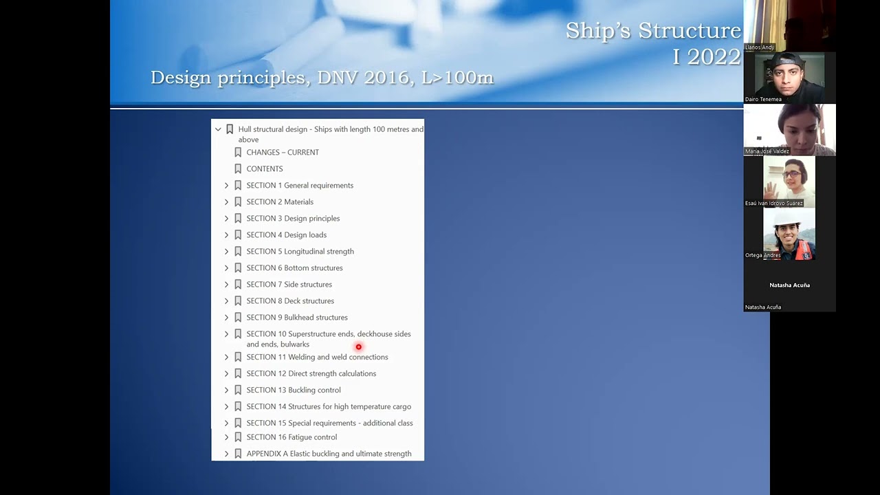 Analysis of the ship structure response- 5.6 Design principles DNV_1