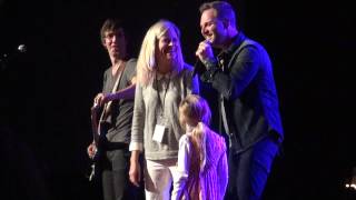 Matthew West - introduces his family - Into The Light Tour, PA 2012