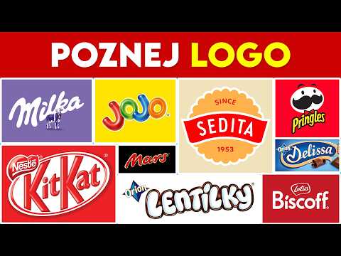 Poznej Logo Sladkostí | Guess the Snack Logo | Logo Kvíz 2025