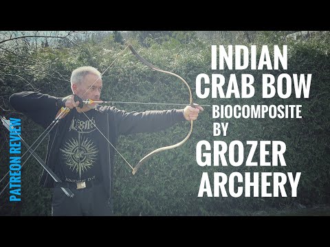 Indian Crab Biocomposite Bow by Grozer Archery - Patreon Review