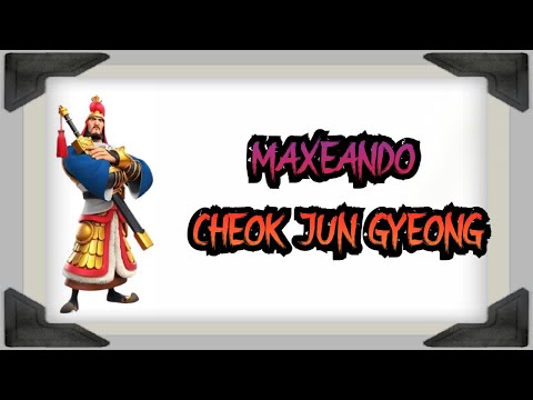 MAXEANDO CHEOK JUN GYEONG!! LO MEJOR DE INFANTERIA!! Rise of Kingdoms!