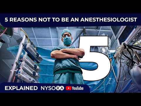 , title : '5 REASONS NOT TO BE AN ANESTHESIOLOGIST'