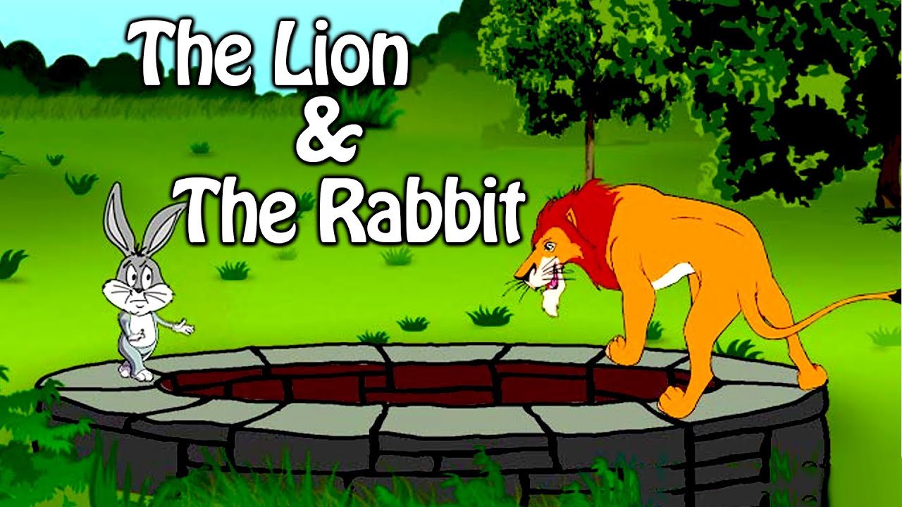 Watch video The Lion and the Rabbit | Grandpa Stories | English Moral Stories For Kids Now The Lion and the Rabbit | Grandpa Stories | English Moral Stories For Kids