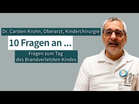 💬 10 Fragen an! 💬 Antworten zu Brandverletzungen bei Kindern von Dr. Krohn 🩹👨‍⚕️