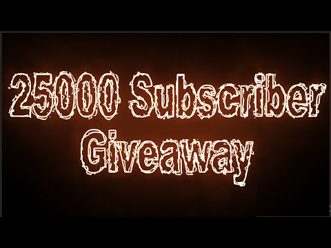 25000 SUBSCRIBER GIVEAWAY + RESPONDING TO EVERY COMMENT