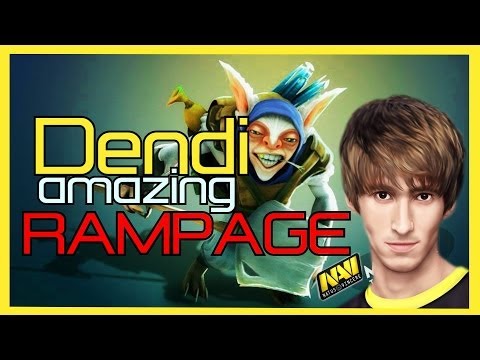 Dendi amazing MEEPO RAMPAGE! - NEXT.KZ vs RoX.KIS @ Yard White