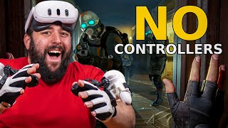 Playing ANY VR Game With Just My Hands!