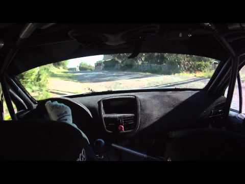 Craig Breen/Gareth Roberts Tour de Corse 2012 SS4 Peugeot 207 S2000